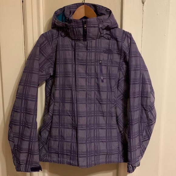 The North Face Jackets & Blazers - SALE The North Face Hyvent Purple Plaid Hooded Jacket XS